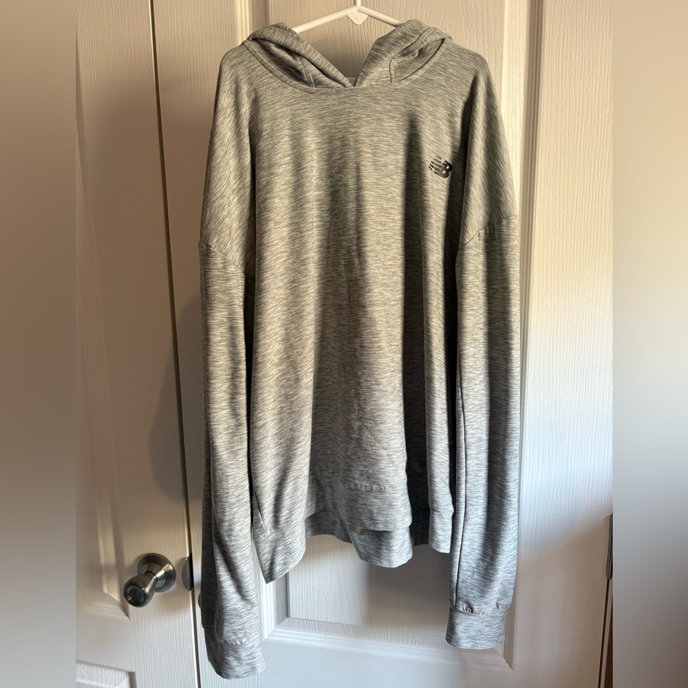 New Balance Women's Light Gray Hoodie